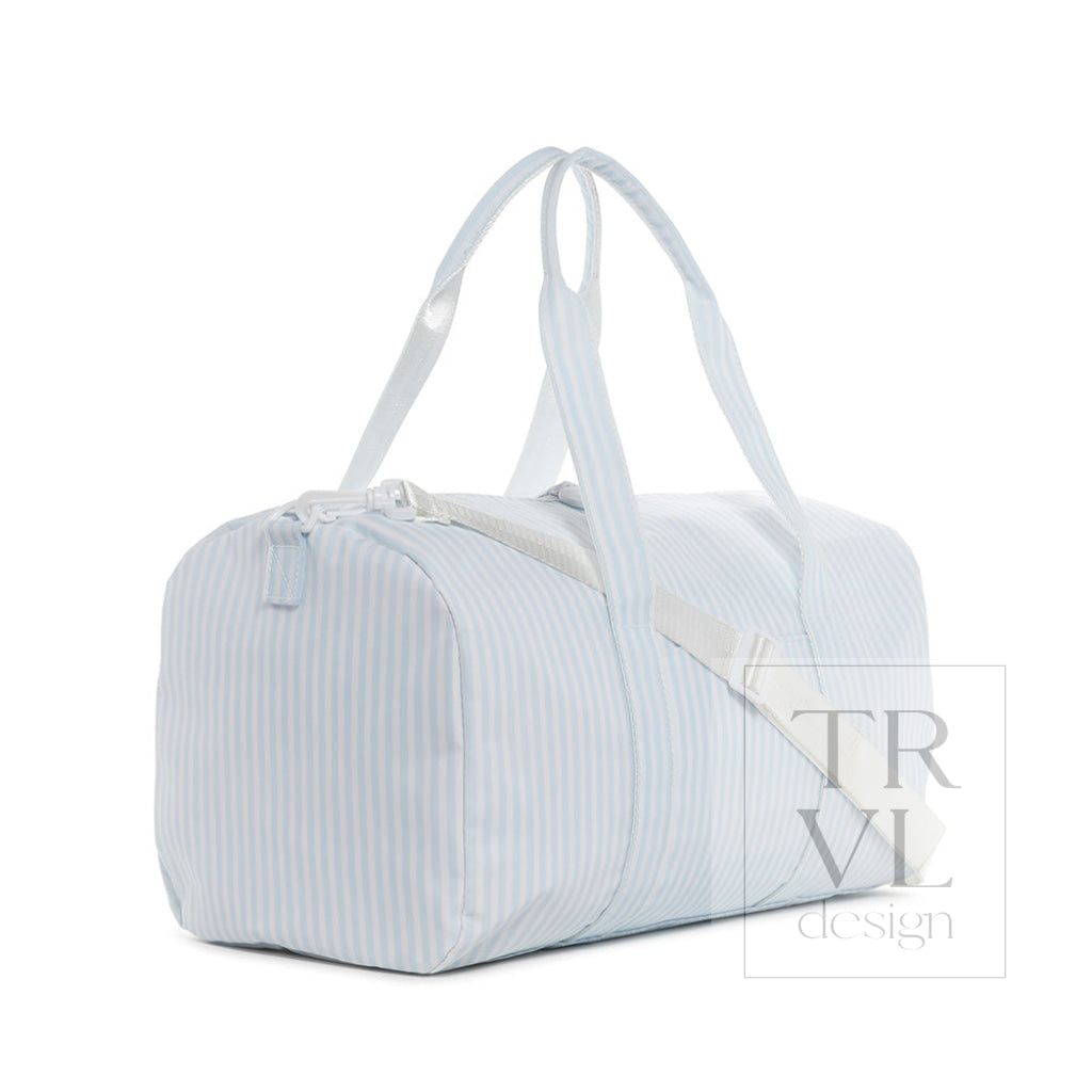 Pimlico Stripe Blue Weekender Duffel Bag