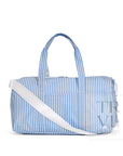 Pimlico Stripe Chambray Weekender Duffel Bag