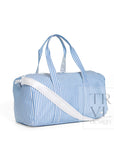 Pimlico Stripe Chambray Weekender Duffel Bag