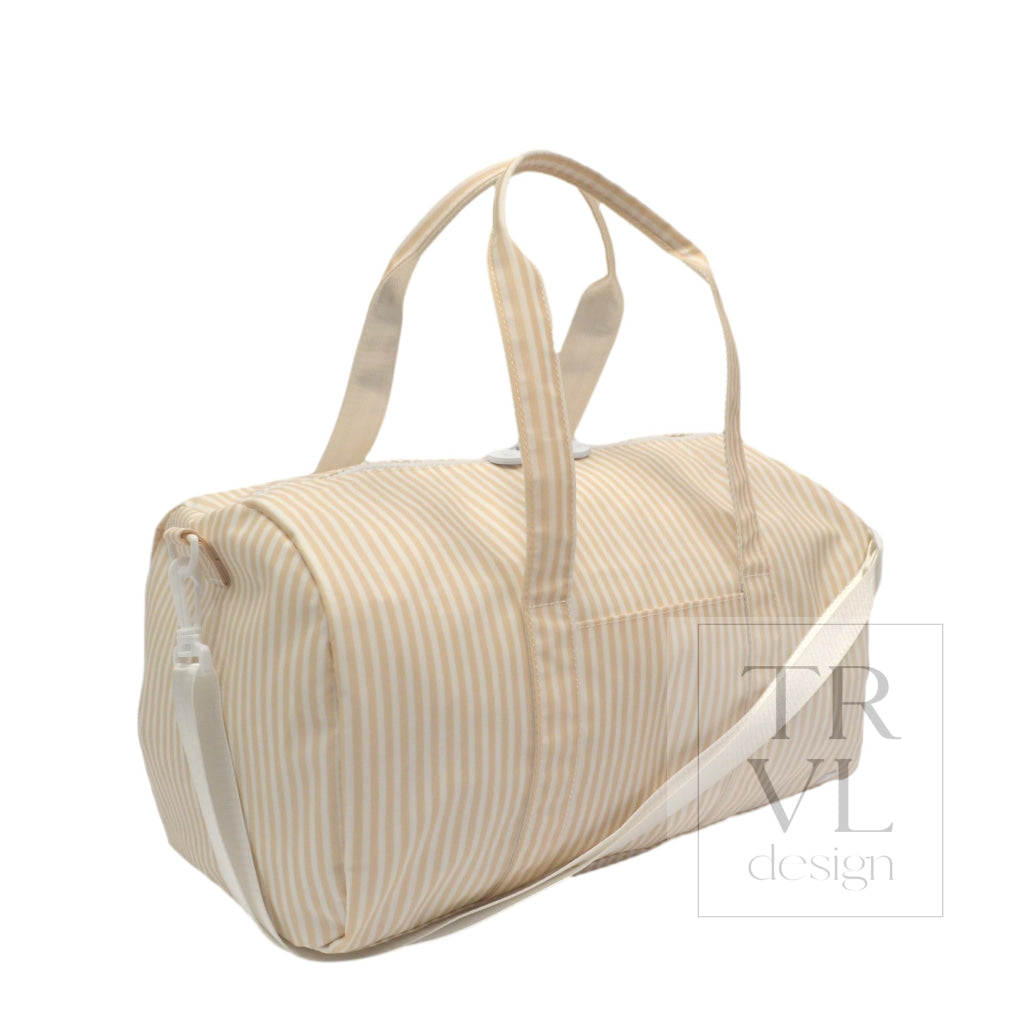Pimlico Stripe Sand Weekender Duffel Bag