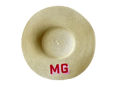 Personalized Monogram Beach Hat – C. Fazel Designs